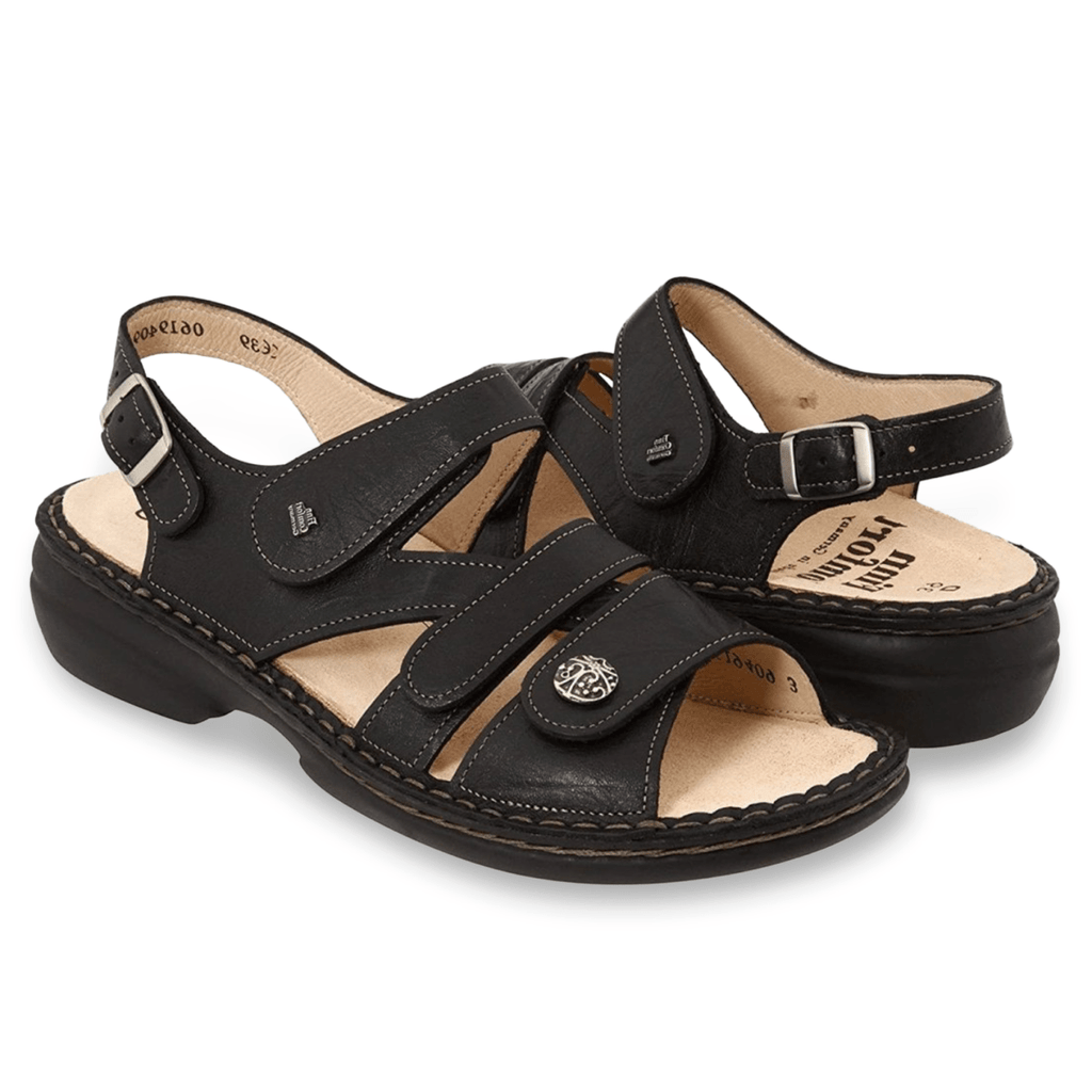Finn Comfort Women's Gomera Black Leather