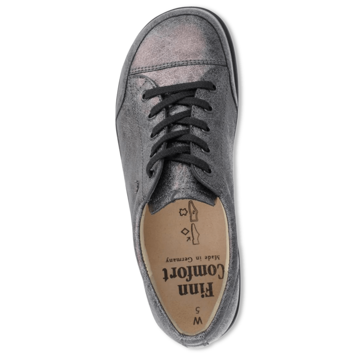 Finn Comfort Women's Ikebukuro Platinum/Black