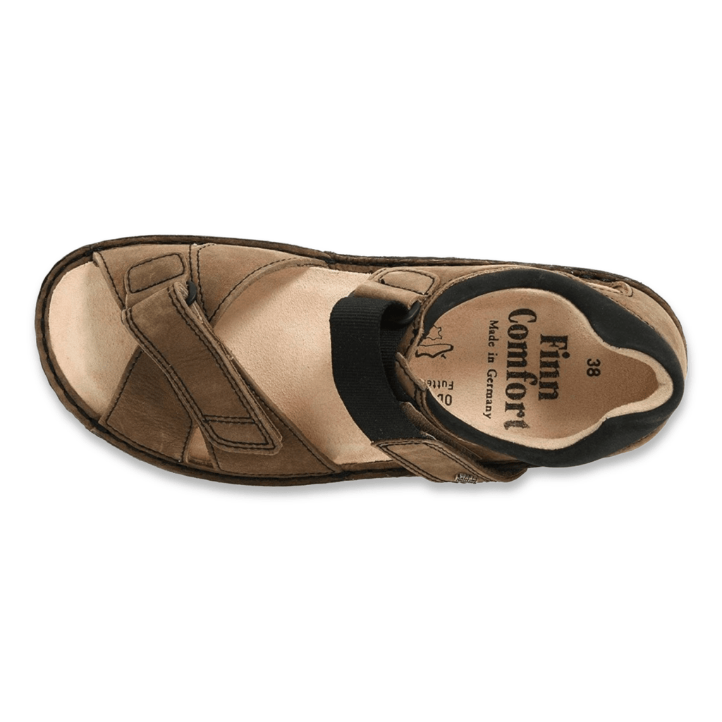 Finn Comfort Women's Samara Mud/Black Buc