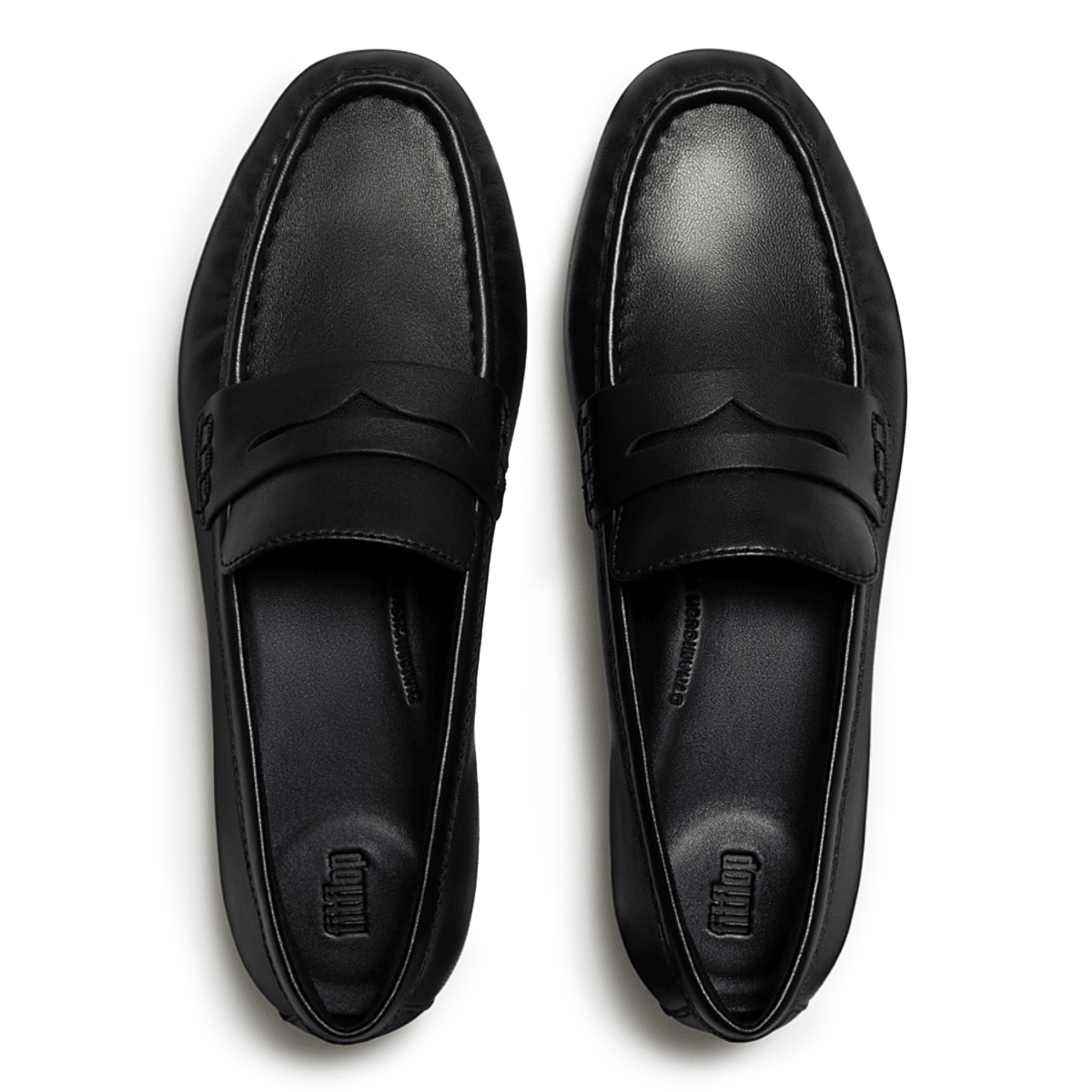FitFlop Women's Delicato Loafer Black Leather