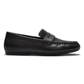 FitFlop Women's Delicato Loafer Black Leather