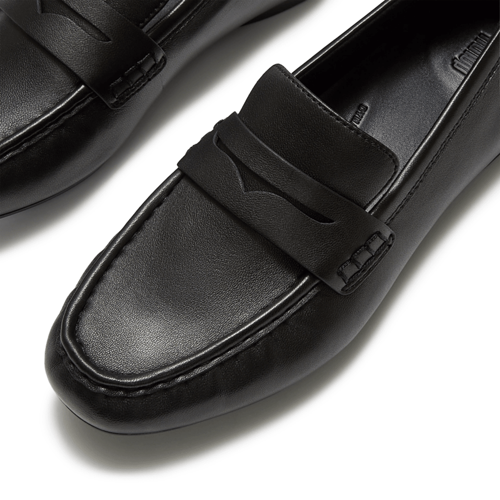 FitFlop Women's Delicato Loafer Black Leather