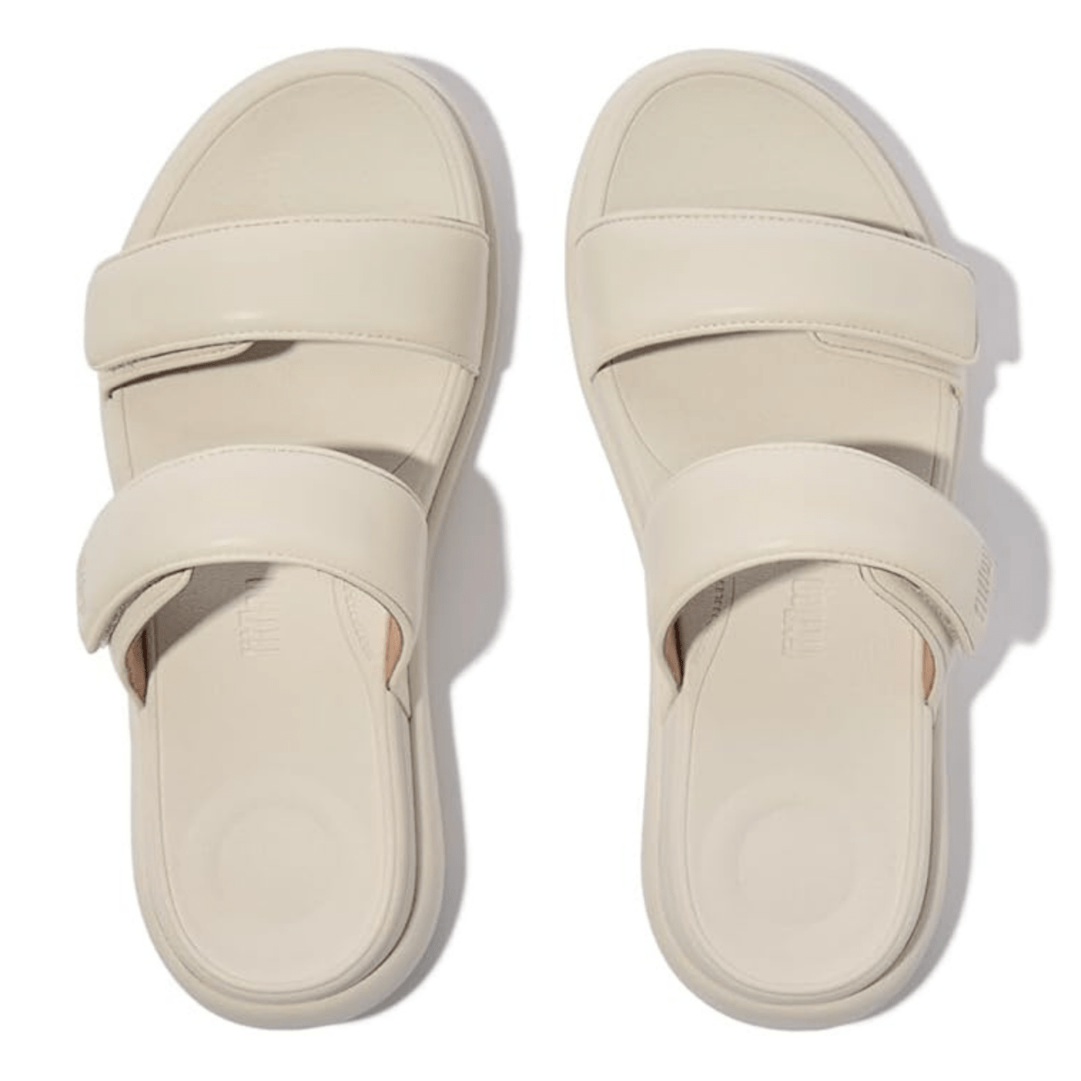 FitFlop Women's F-Mode GO Adjustable Two-Bar Paris Beige