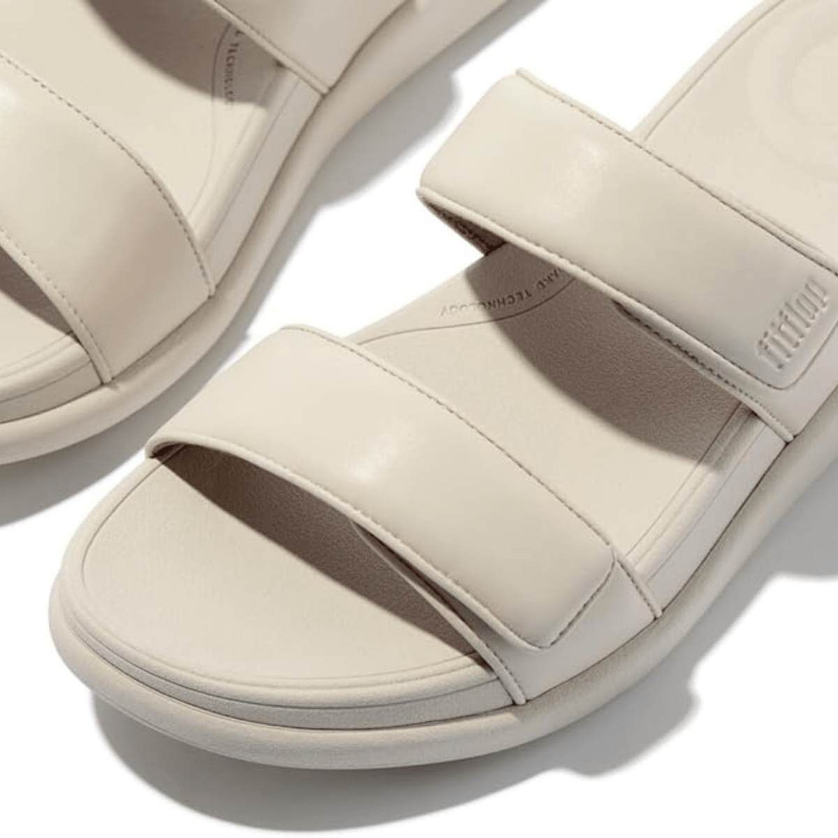 FitFlop Women's F-Mode GO Adjustable Two-Bar Paris Beige