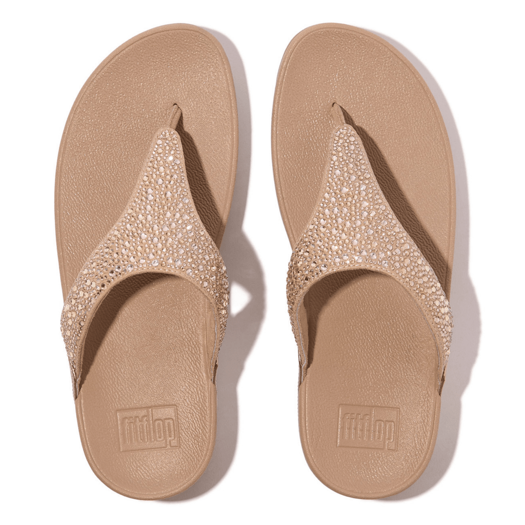 FitFlop Women's Lulu Crystal Mix Beige