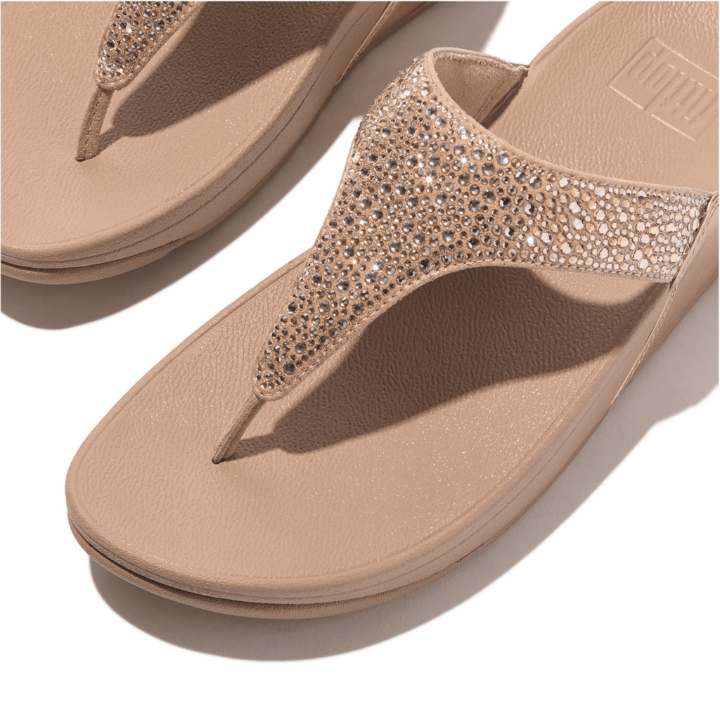FitFlop Women's Lulu Crystal Mix Beige
