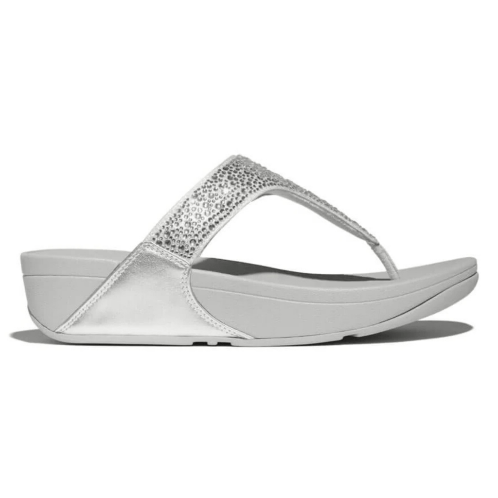 FitFlop Women's Lulu Crystal Mix Silver