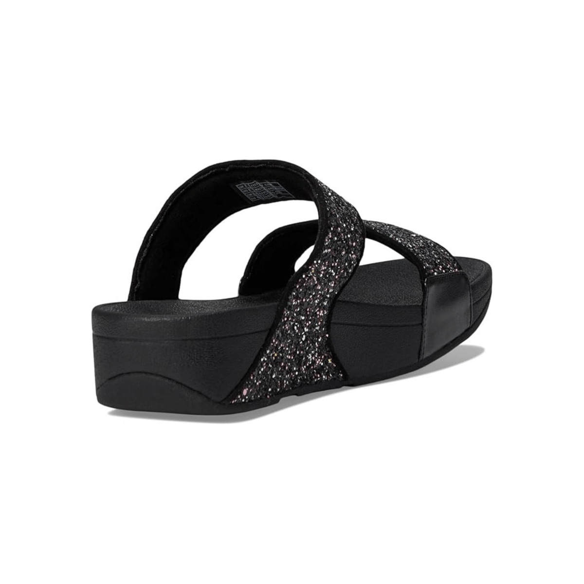 FitFlop Women's Lulu Glitter Slide Black Multi