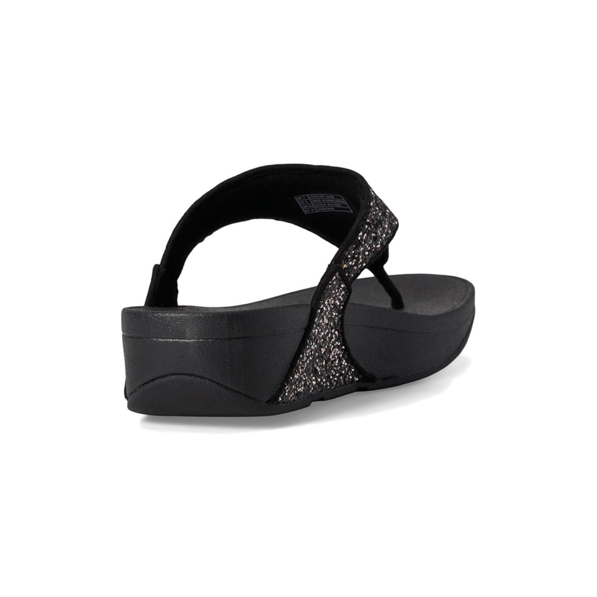 FitFlop Women's Lulu Glitter Toe-Post Black Multi