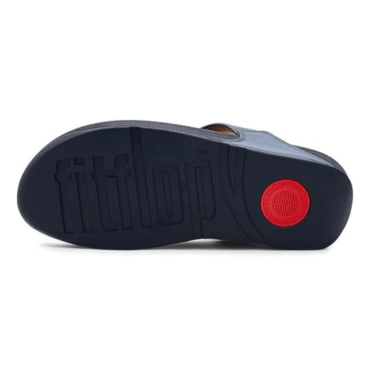FitFlop Women's Lulu Toe-Post Cosmic Blue Metallic Leather