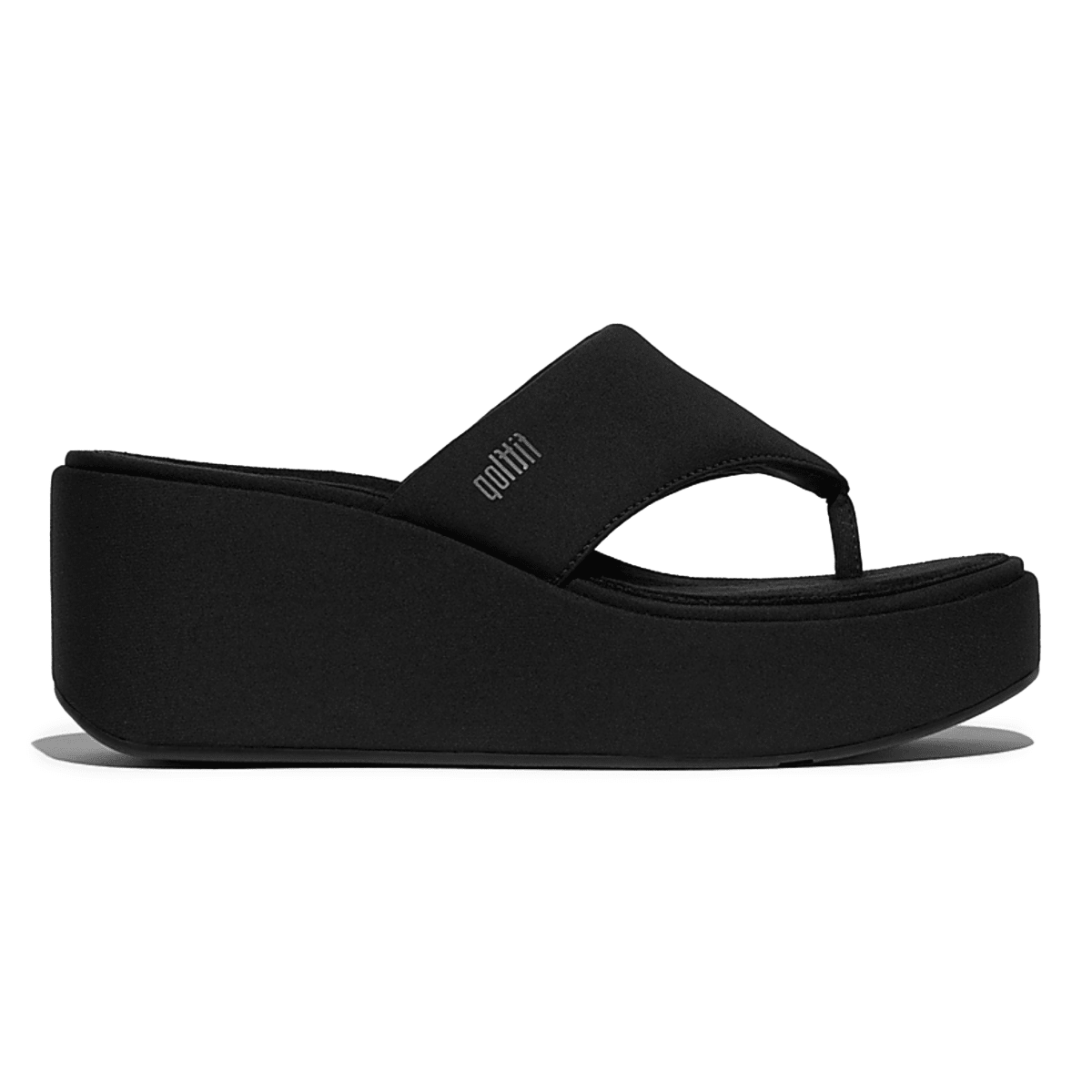 FitFlop Women's Platfforms Wedge All Black