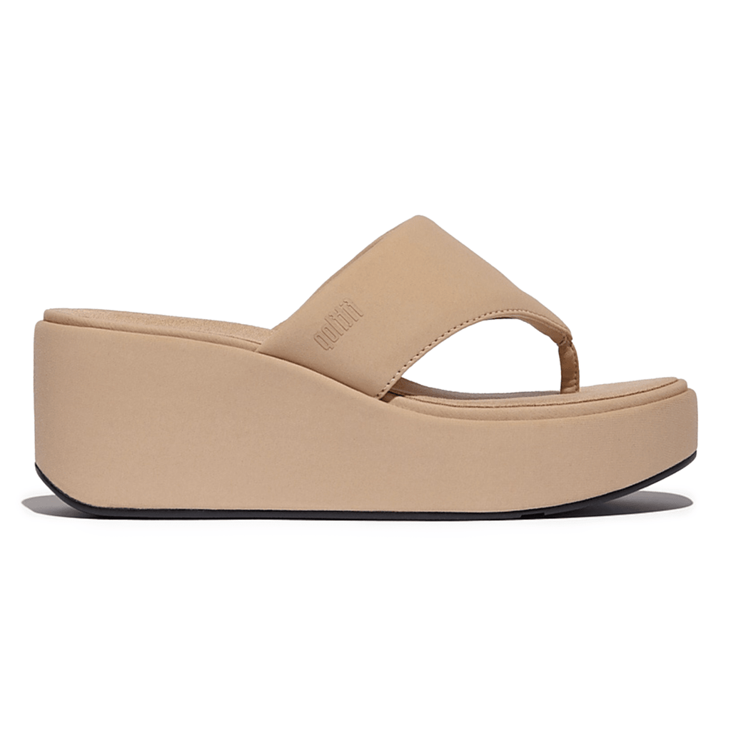 FitFlop Women's Platfforms Wedge Classic Beige