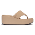 FitFlop Women's Platfforms Wedge Classic Beige