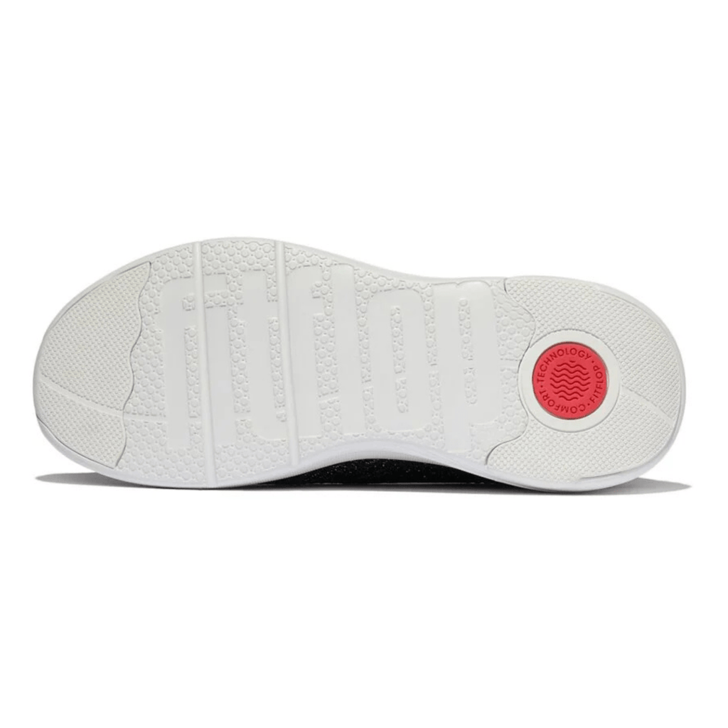 FitFlop Women's Super Q Knit Ballet Black/Silvereen
