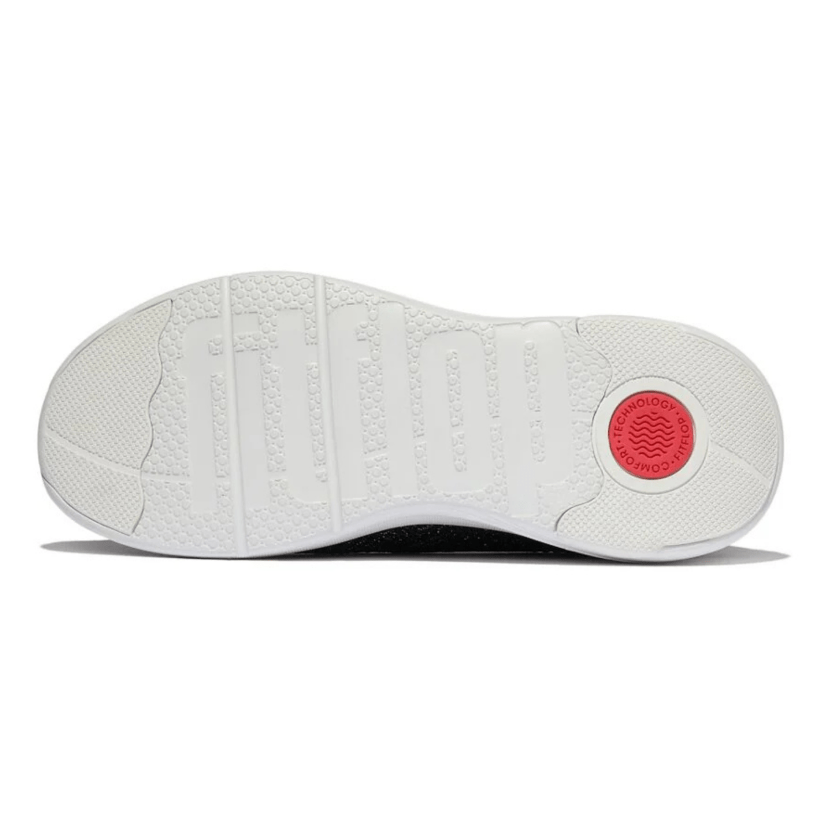 FitFlop Women's Super Q Knit Ballet Black/Silvereen