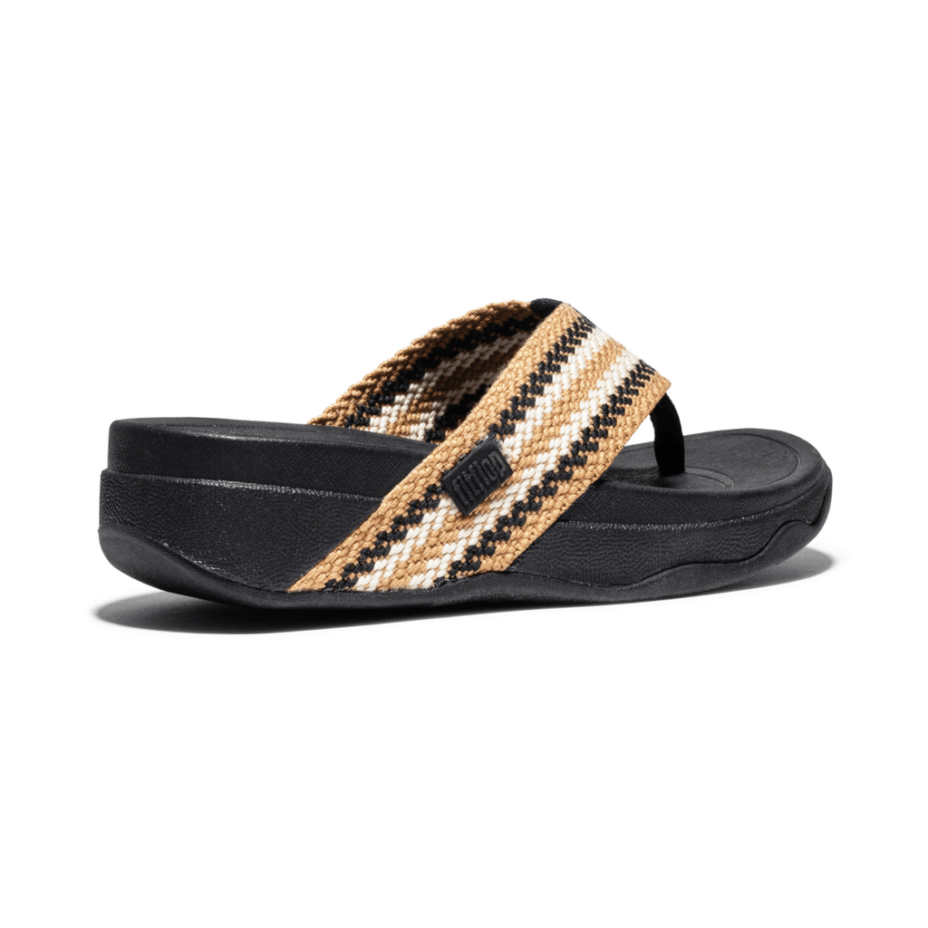 FitFlop Women's Surfa Stripe-Webbing Black Mix