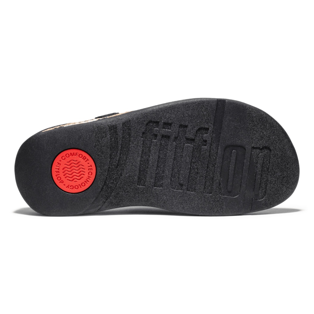 FitFlop Women's Surfa Stripe-Webbing Black Mix