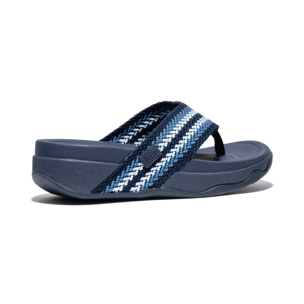 FitFlop Women's Surfa Stripe-Webbing Cosmic Blue Mix