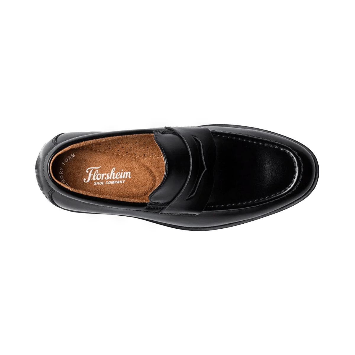Florsheim Boys Rucci Jr Moc Toe Penny Loafer Black