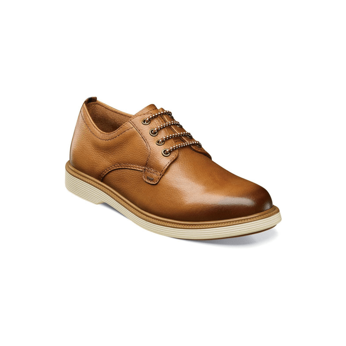 Florsheim Boys (Sizes 1-6) Sapacush Plain Toe Oxford Cognac
