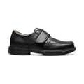 Florsheim Kids Boys Berwyn Jr. II Black Leather