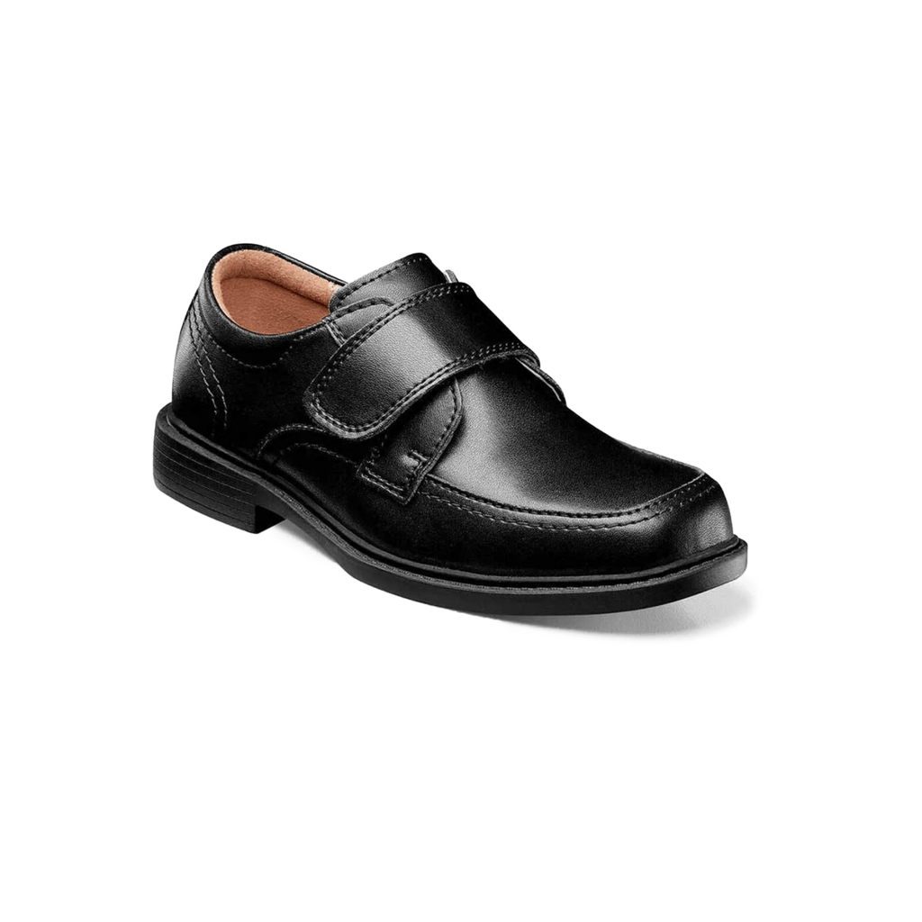 Florsheim Kids Boys Berwyn Jr. II Black Leather