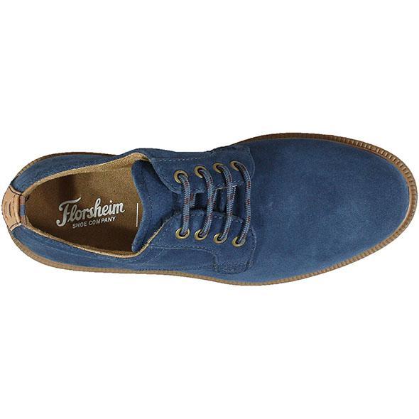 Florsheim Kids Boys Sapacush Plain Toe Ox Navy Suede/Brick (Sizes 4-7)