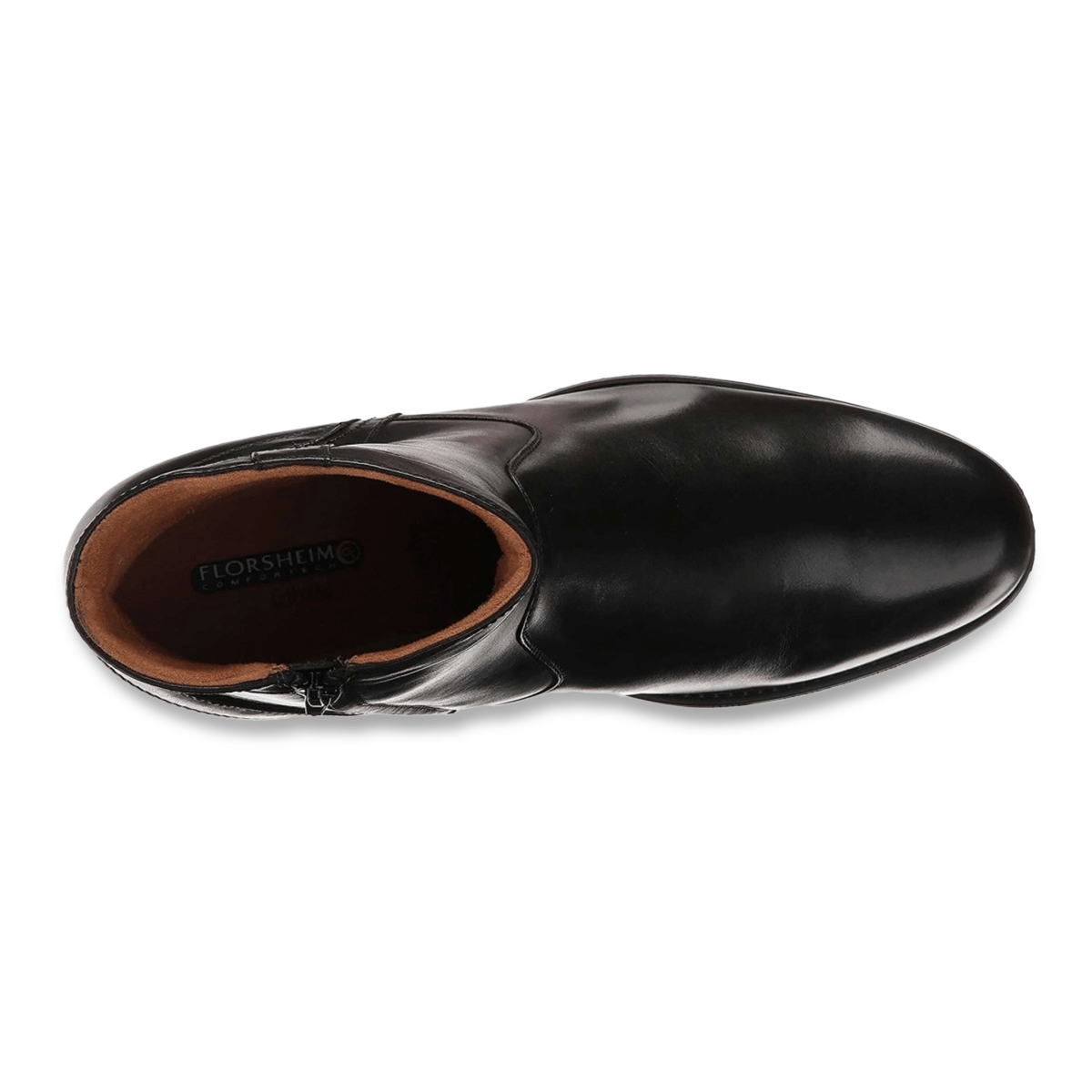 Florsheim Men's Midtown Plain Toe Zip Boot Black
