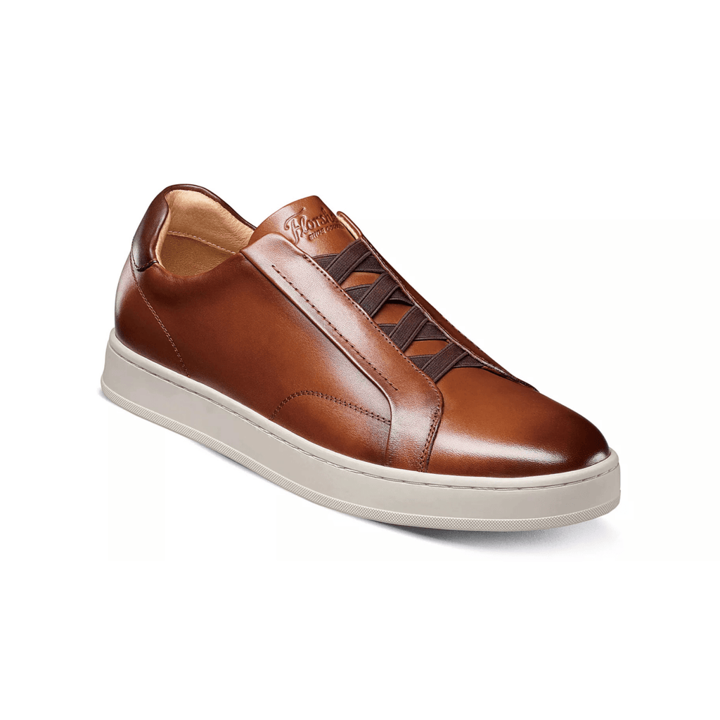 Florsheim Men's Monopoli Elastic Lace Cognac