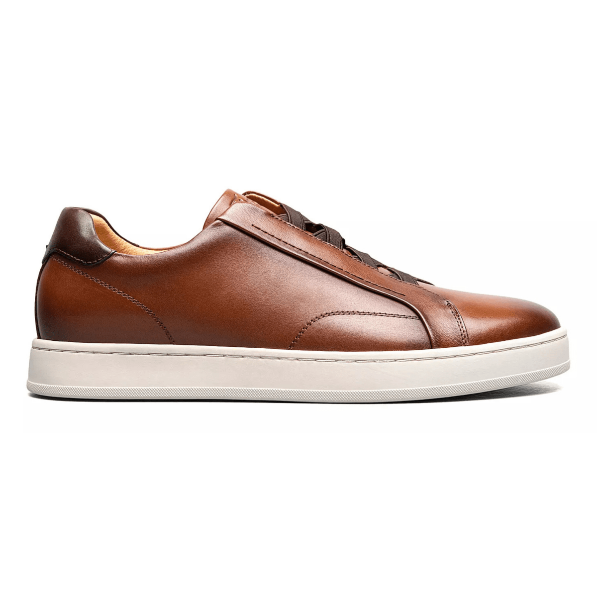Florsheim Men's Monopoli Elastic Lace Cognac