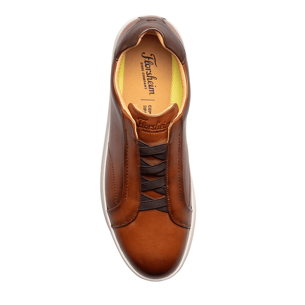 Florsheim Men's Monopoli Elastic Lace Cognac