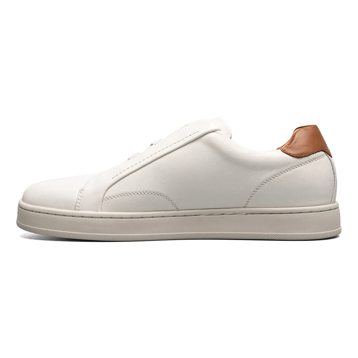 Florsheim Men's Monopoli Elastic Lace Off-White/Cognac