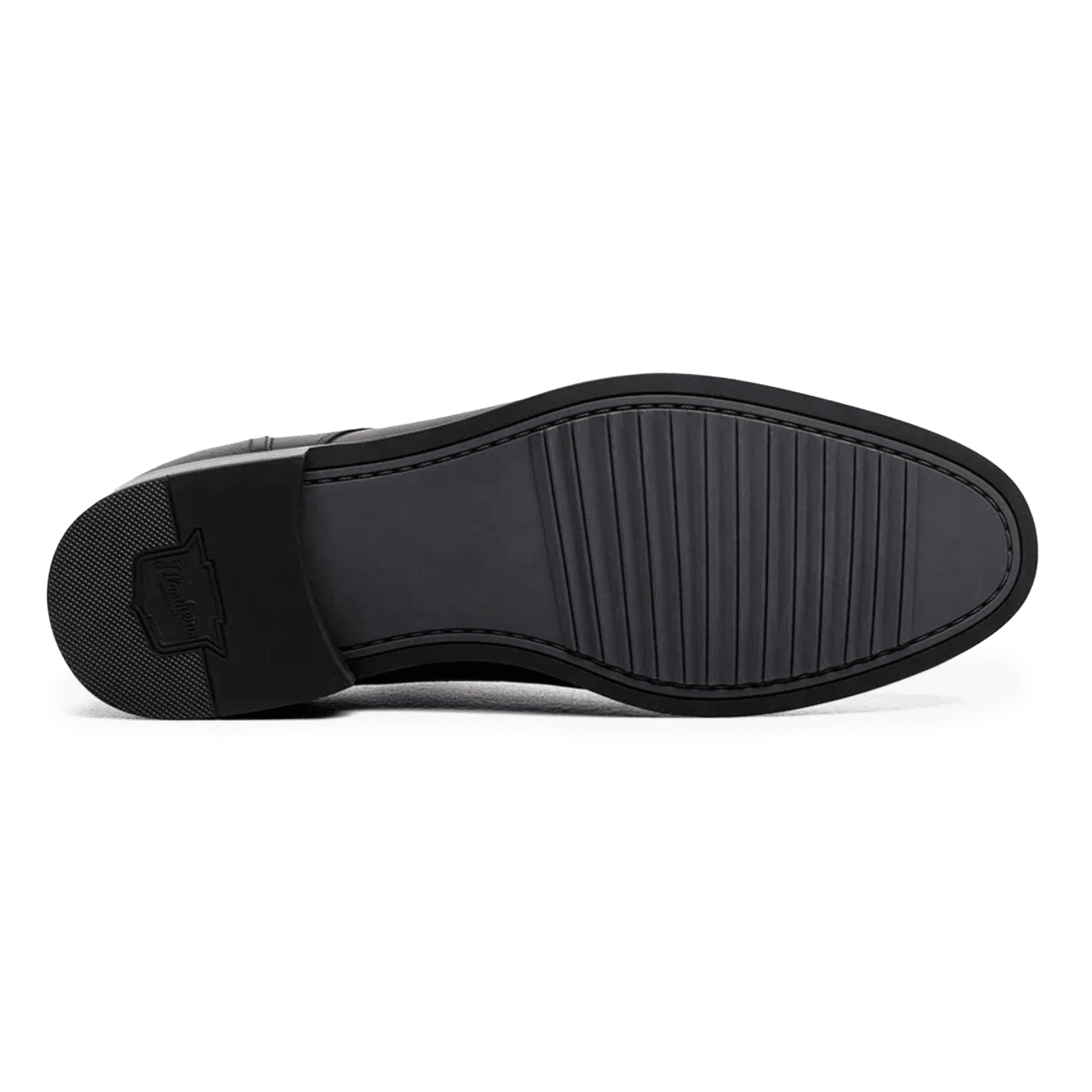 Florsheim Men's Rucci Moc Toe Penny Loafer Black Smooth Leather