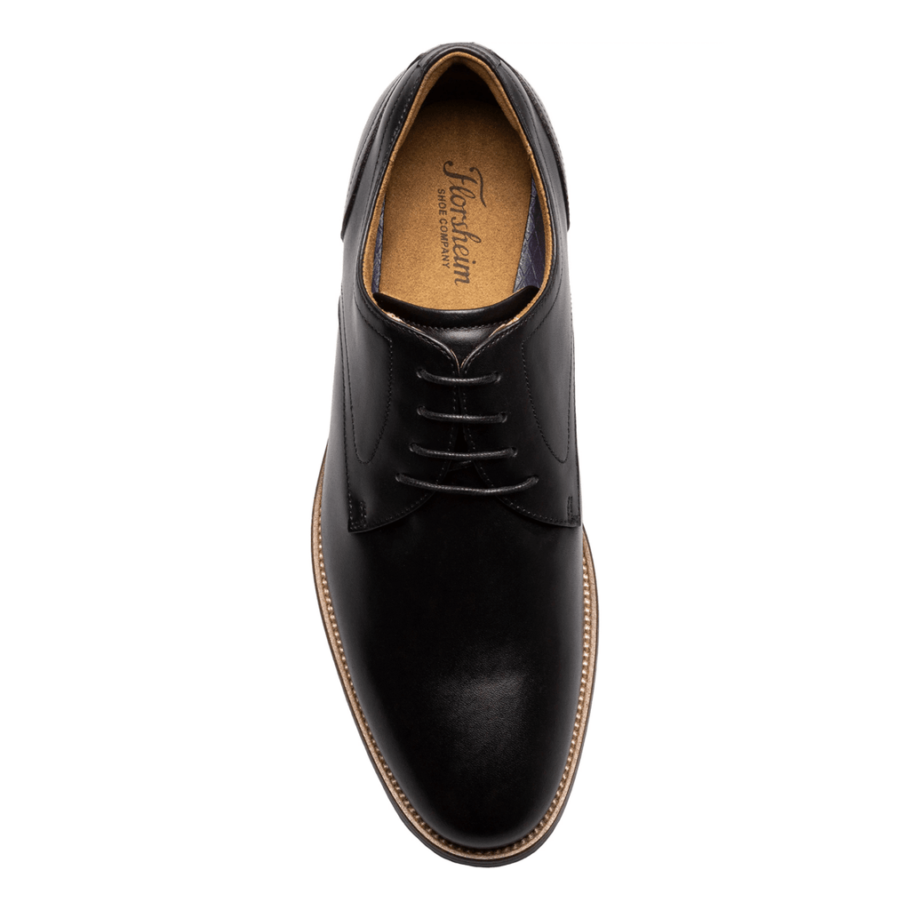 Florsheim Men's Rucci Plain Toe Oxford Black Leather