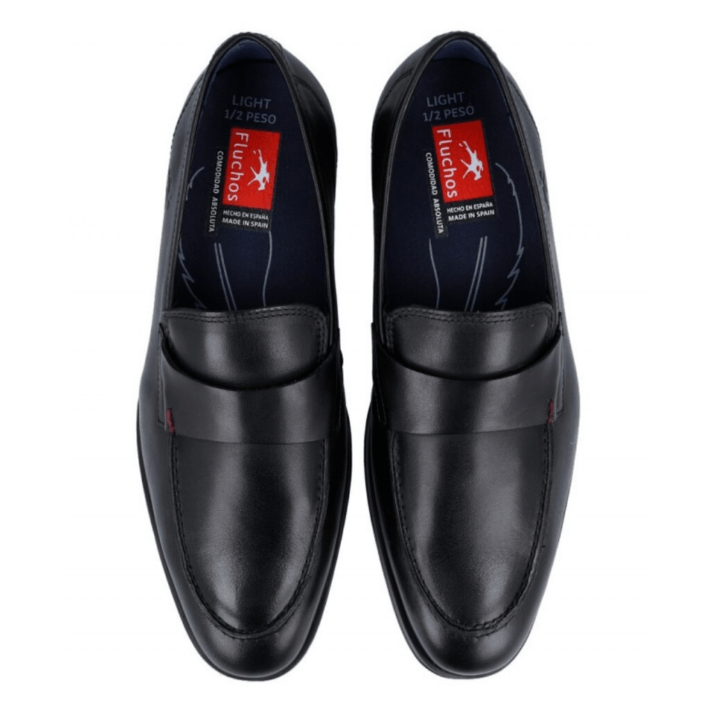 Fluchos Men's Asgard Habana Black Leather