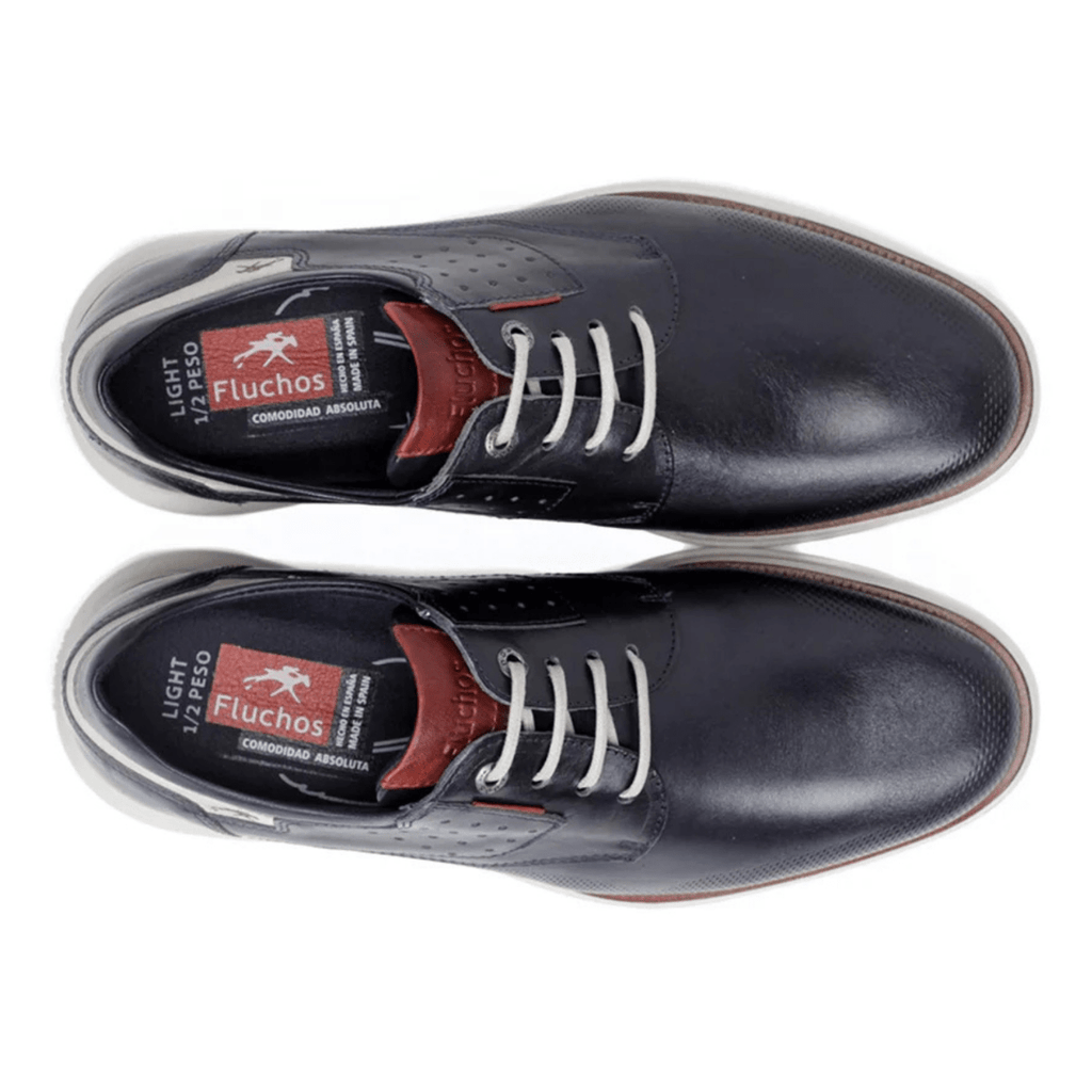 Fluchos Men's Fenix Navy Leather
