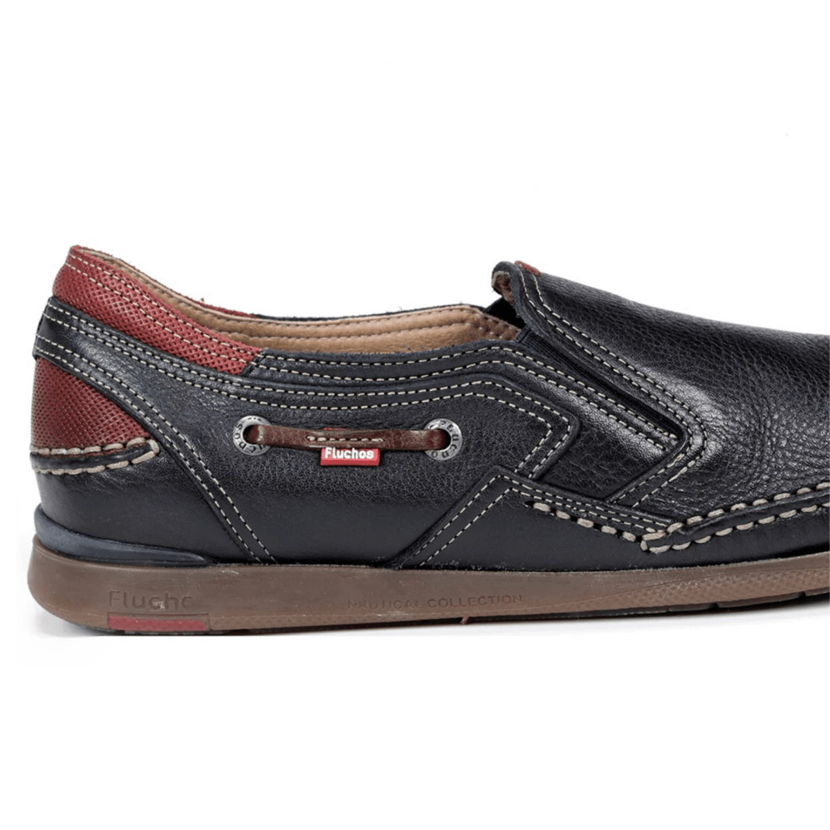 Fluchos Men's Mariner Dark Blue Leather