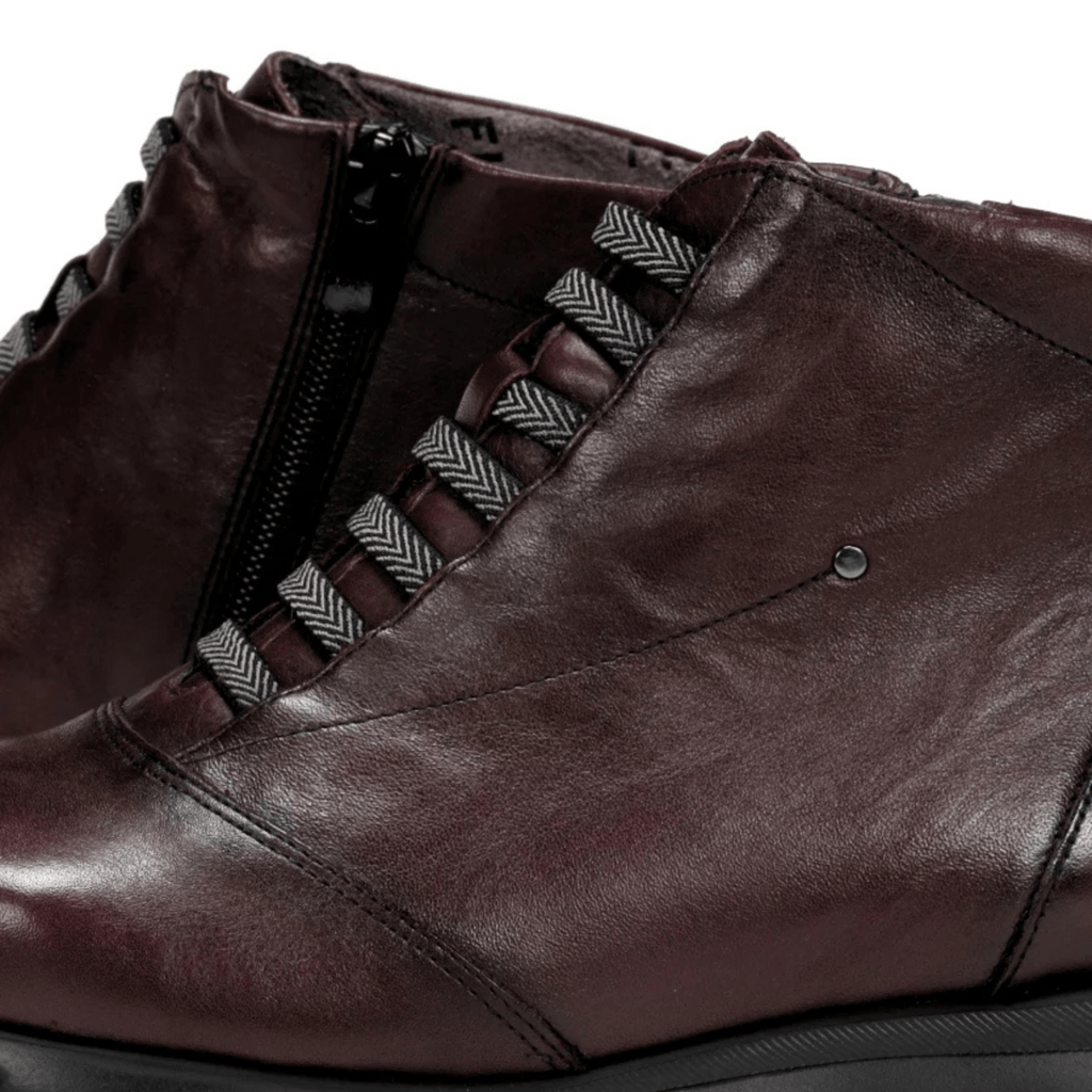 Fluchos Women's Susan Ankle Boot F0356 Burgundy/Bordeaux