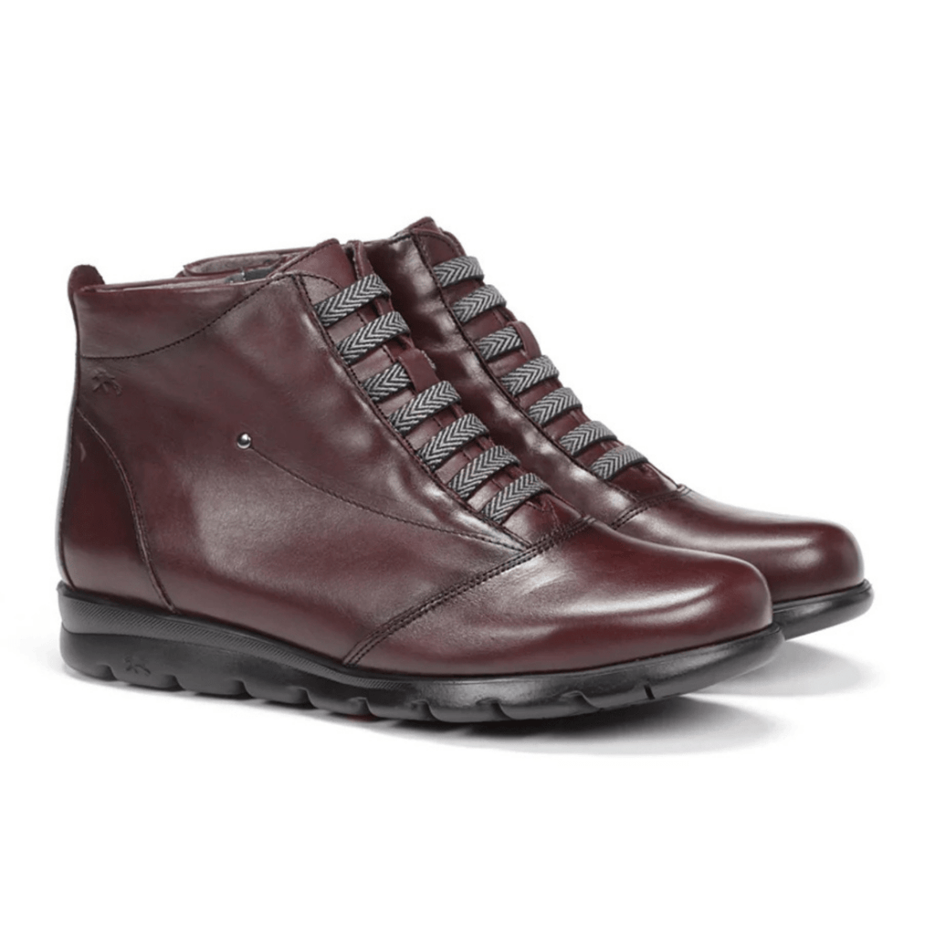 Fluchos Women's Susan Ankle Boot F0356 Burgundy/Bordeaux