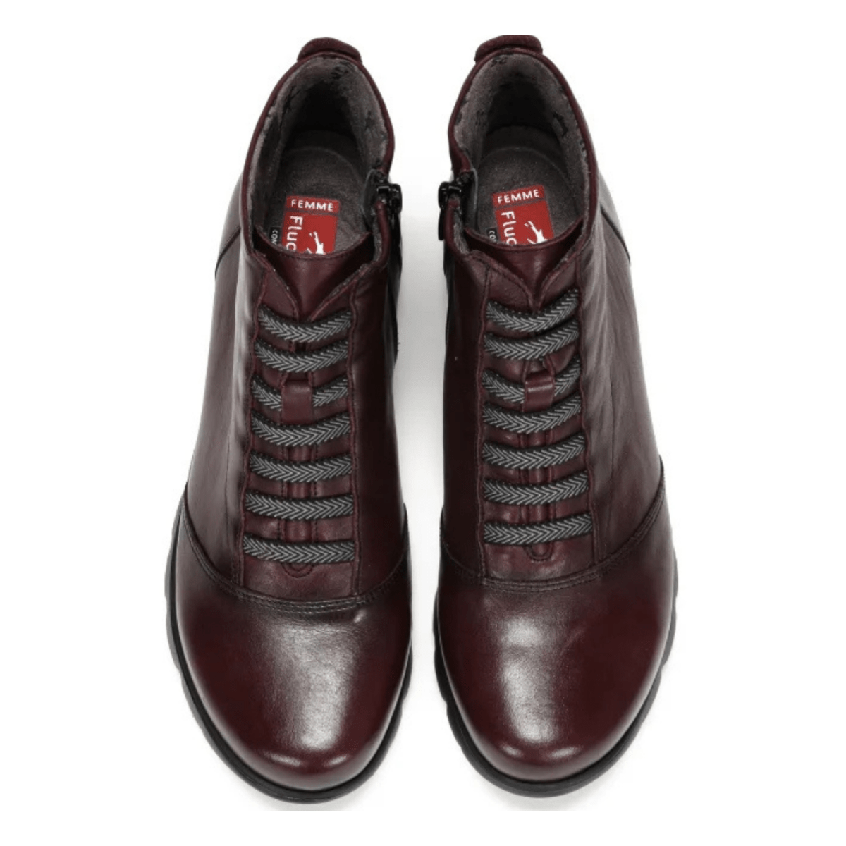 Fluchos Women's Susan Ankle Boot F0356 Burgundy/Bordeaux