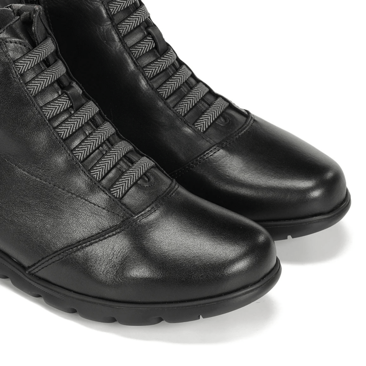 Fluchos Women's Susan Ankle Boot Sugar Black Leather