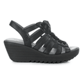 Fly London Women's LITU469 Black Mousse