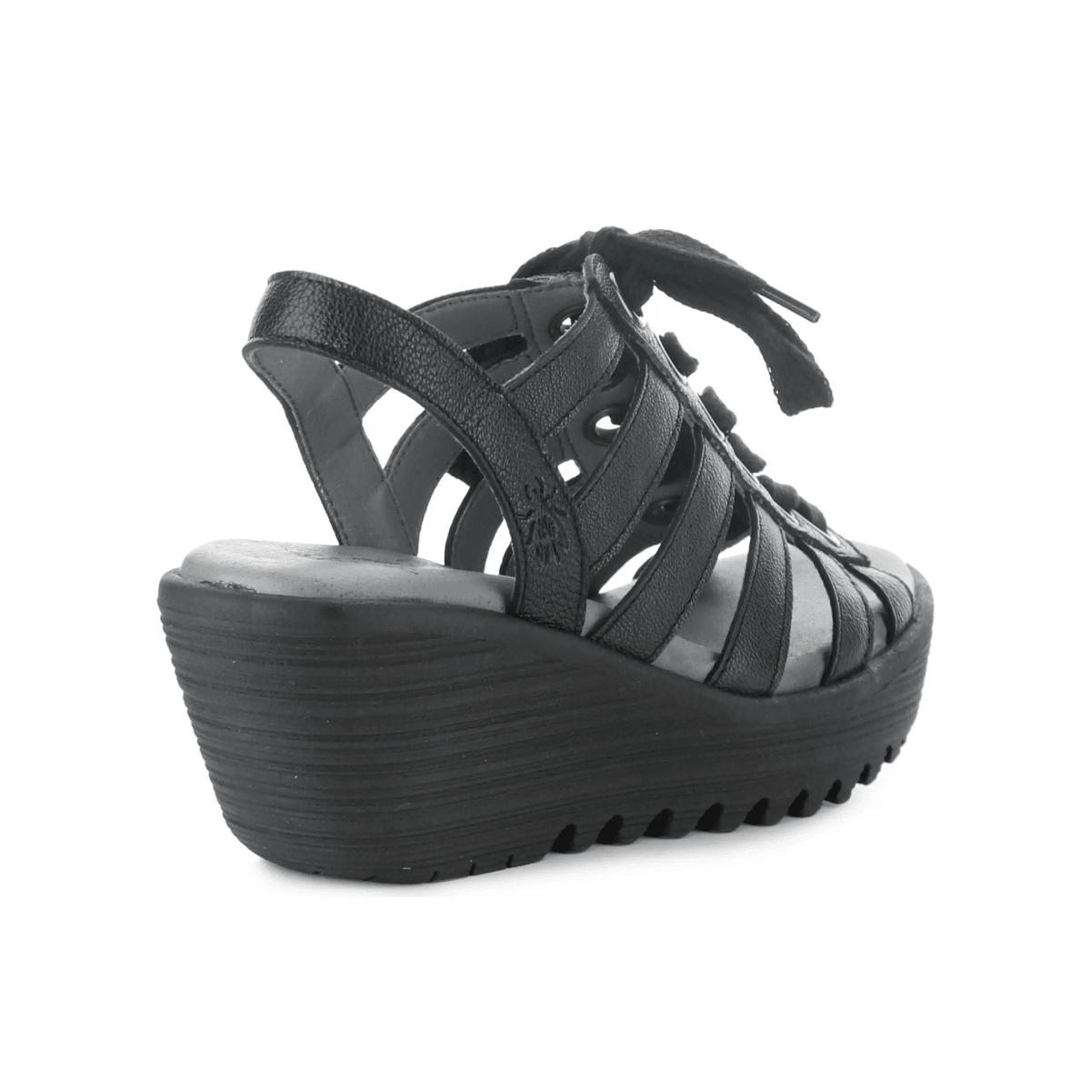 Fly London Women's LITU469 Black Mousse