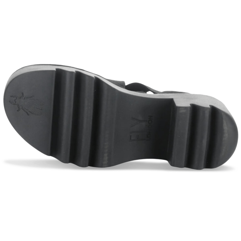 Fly London Women's Taji Black Stretch