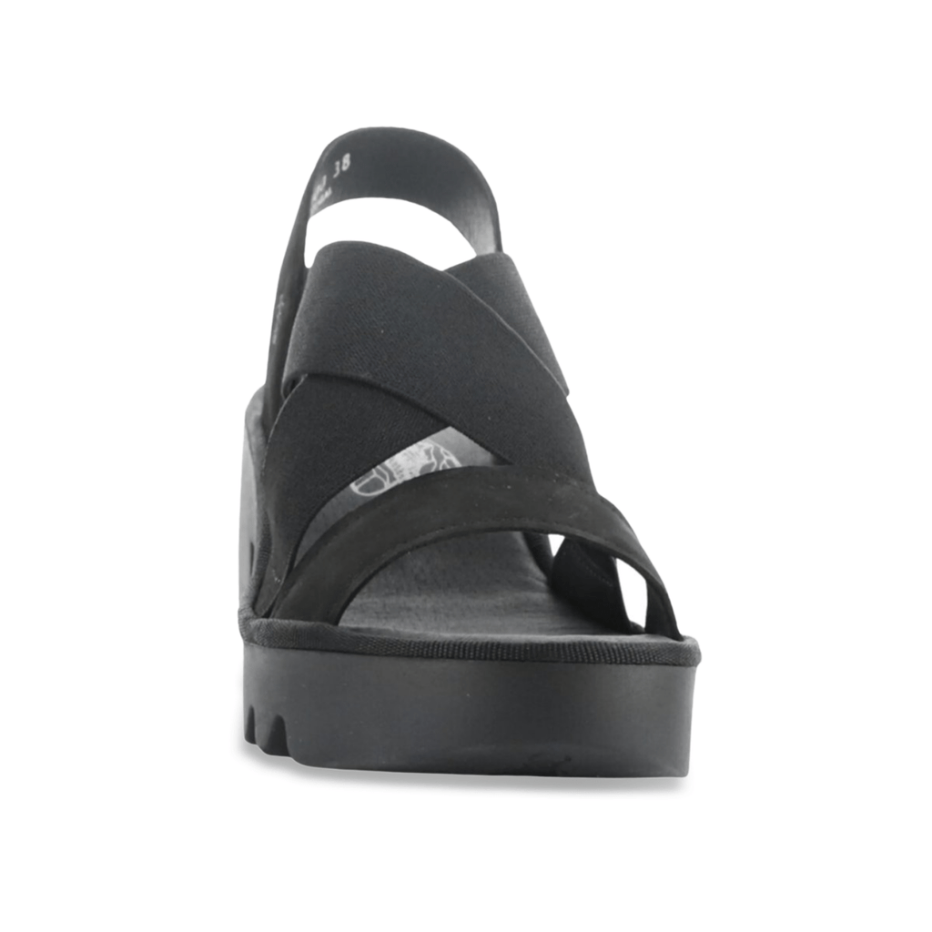 Fly London Women's Taji Black Stretch