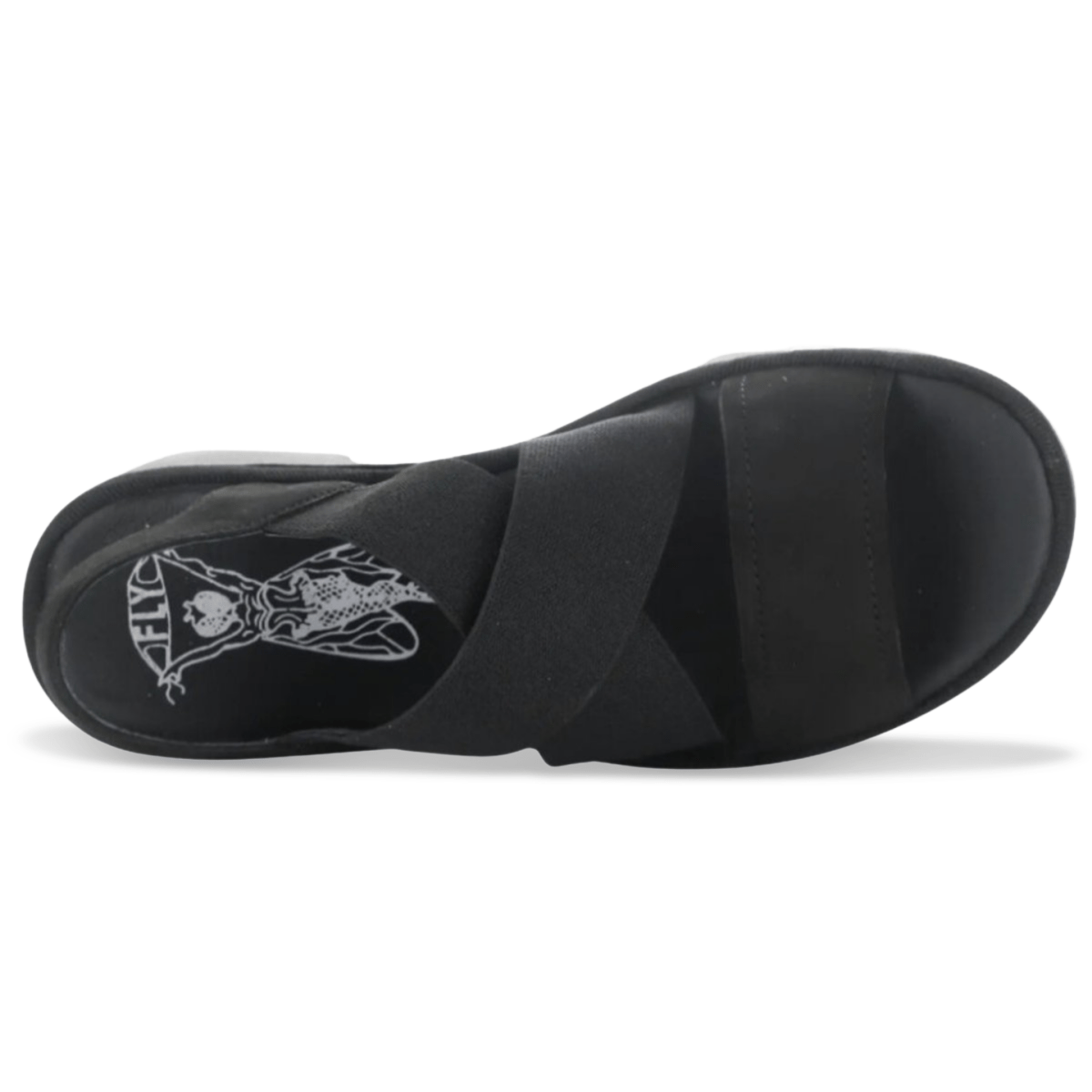 Fly London Women's Taji Black Stretch