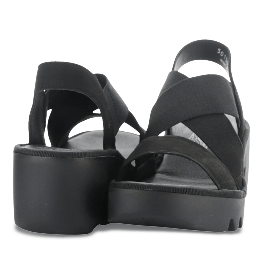 Fly London Women's Taji Black Stretch