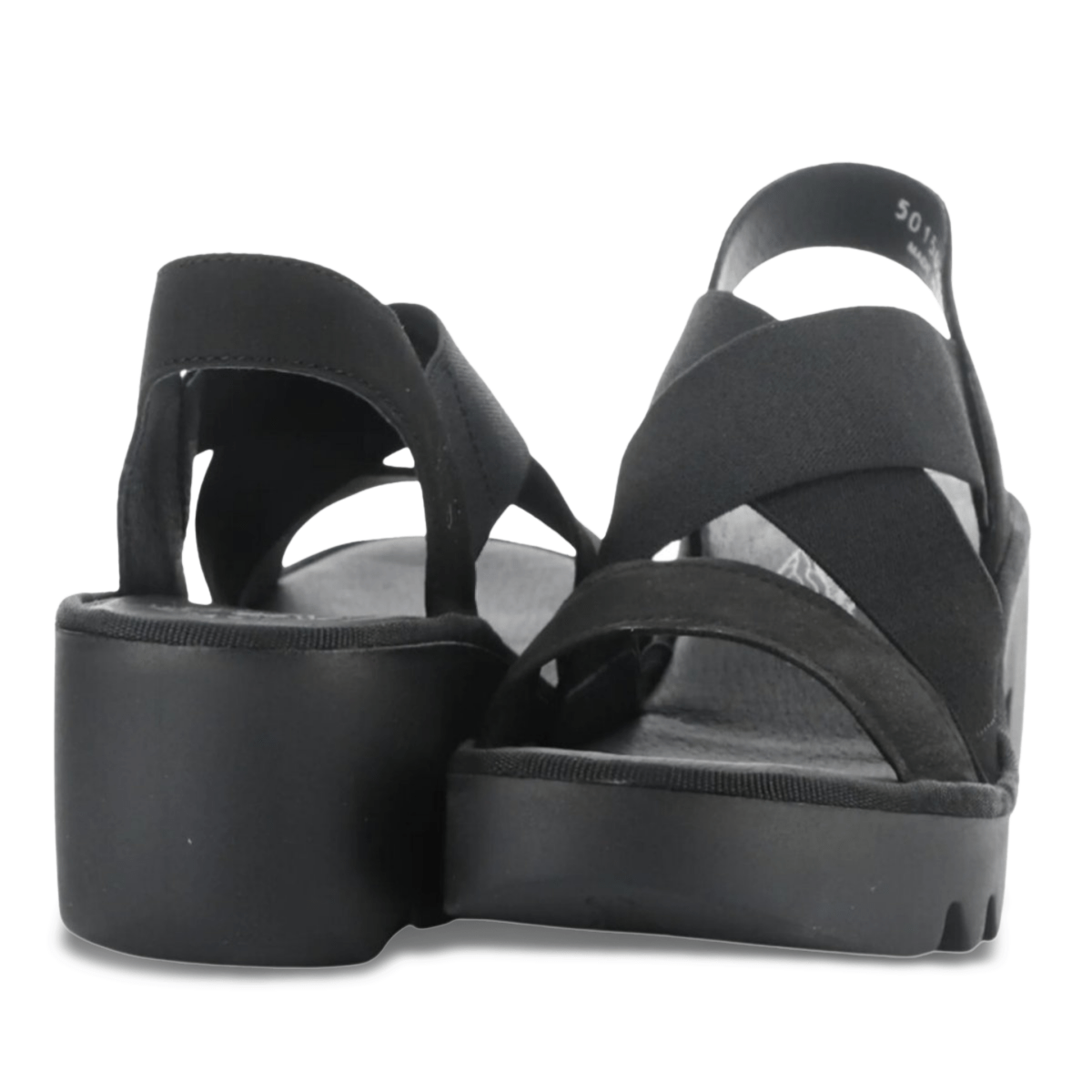 Fly London Women's Taji Black Stretch