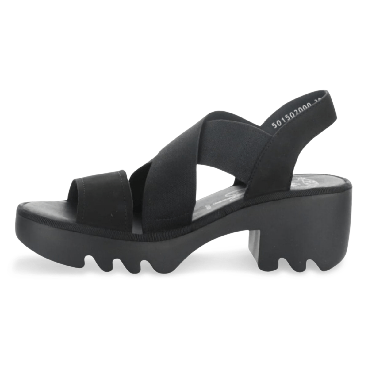 Fly London Women's Taji Black Stretch