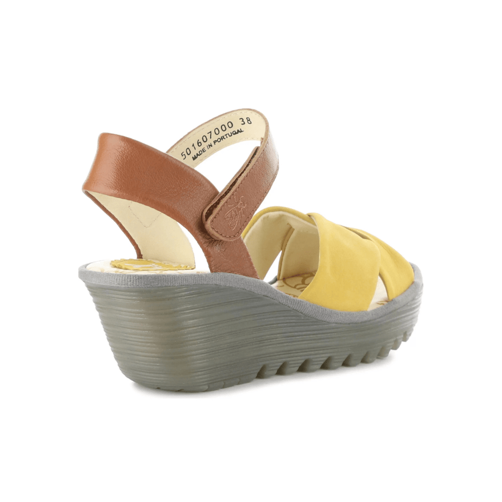 Fly London Women's YORG607 Bumblebee/Tan Mousse Leather